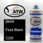 Preview: BMW, Fluid Black, C2W: 400ml Sprühdose, von ATW Autoteile West.